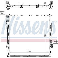 Radiator, racire motor Radiator motor Manual cu primele elemente potrivite  BMW X5 E53 3.0/3.0D NISSENS NIS 60789A