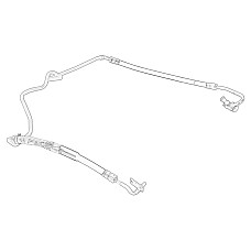 Furtun hidraulic, sistem de directie Steering gear hose/pipe OPEL INSIGNIA A 2.0/2.0ALK 07.08-03.17 OE OPEL 13219376