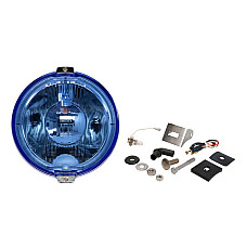 Far faza lunga Universal headlamp L/R long-range H3/LED 12V diameter 183mm blue metal chrome/neagra position lights wire 0.15 m bulb LEDT4W 12V WESEM HOS2.38813.01