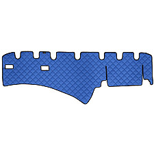 Material pentru plansa de bord Covoras de bord albastru Piele matlasata EKO ECO-LEATHER Q SCANIA LPGRS PGRT 03.04- F-CORE F-CORE FD01 BLUE