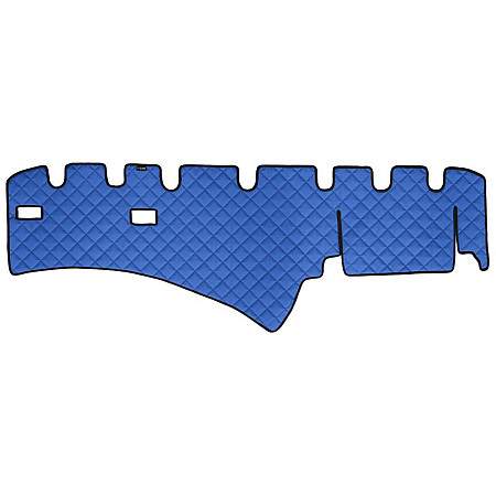 Material pentru plansa de bord Covoras de bord albastru Piele matlasata EKO ECO-LEATHER Q SCANIA LPGRS PGRT 03.04- F-CORE F-CORE FD01 BLUE