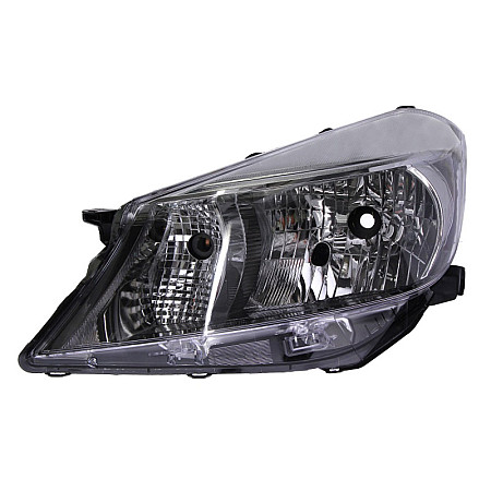 Far Lampa frontala Stanga H4 electric cu motor culoare insert: cromat TOYOTA YARIS YARIS/HATCHBACK TYC TYC 20-14194-05-2