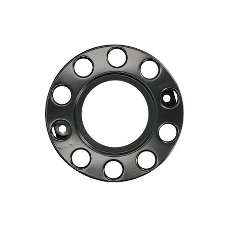 Capac roata Wheel cap front material: steel neagra number of holes: 10 Empty MAN E2000 MERCEDES ACTROS ACTROS MP2 / MP3 ACTROS MP4 / MP5 ANTOS AROCS ATEGO ATEGO 2 AXOR AXOR 2 ECONIC MAMMOOTH MMT A112 0005HD