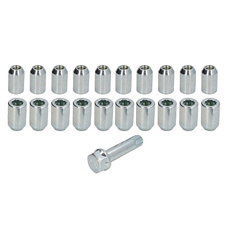 Trusa de montare a jantei de aliaj Fitting kit NUT-KIT N STAR M12x125 + STAR TOOL K21 1 kit / 4 wheels - B/N qty 20 MAK MAK 8050000260
