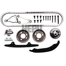 Chit lant de distributie Timing set chain + sprocket CITROEN JUMPER II FIAT DUCATO FORD RANGER TOURNEO CUSTOM V362 TRANSIT TRANSIT CUSTOM V362 TRANSIT TOURNEO TRANSIT V363 LAND ROVER DEFENDER 2.2D/2.4D 07.01- HEPU HEP21-0460