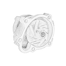 Pompa apa apa OPEL ASTRA J ASTRA J GTC 1.7D 09.09-10.20 OE OPEL 55587867