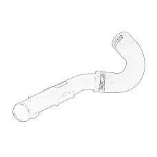 Furtun ear supraalimentare intercooler fund furtun/exhaust side FIAT 500 500 C 1.3D 10.07- OE FIAT 51787496