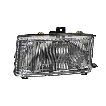 Far Lampa frontala Stanga H4 electric mecanic fara motoras culoare insert: negru VW CADDY II CADDY II/MINIVAN POLO POLO III CLASSIC TYC TYC 20-6154-15-2