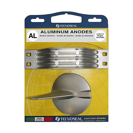 Kit anodic Anode set aluminium intended use: drinking water/salt water YAMAHA 200-250HP TECNOSEAL TENKITYAMAHA200-250-AL