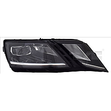 Far Headlamp R LED automatic with motor no DRL LED module no LED controller SKODA OCTAVIA III 06.16-11.19 TYC TYC 20-16219-06-2