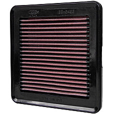 Panou de filtrare (cartus) Sports air filter - Panel Square dl.: 173mm szer.: 170mm wys.:25mm  HONDA CIVIC X JAZZ JAZZ III 1.0-1.5 07.08- K&amp;N FILTERS 33-2422
