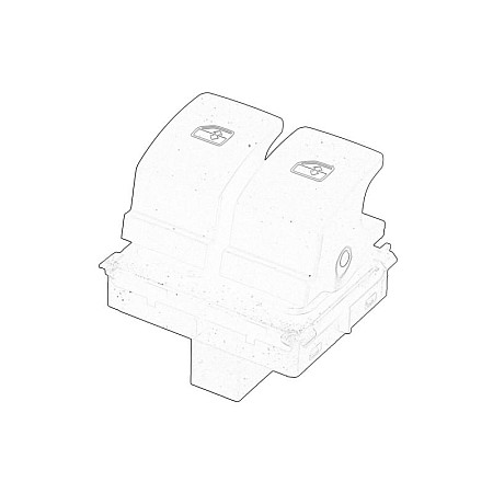 Comutator,macara geam Window lifter switch on driver's side 2 keys SEAT ARONA IBIZA V LEON LEON SC LEON ST LEON ST/KOMBI 1.0-2.0D 09.12- OE SEAT 5G0 959 858FWHS