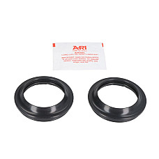 Etansare praf suspensie fata Front suspension anti-dust gaskets 43x557/60x5/14 type: XICY quantity per packaging: 2pcs APRILIA RSV TUONO DUCATI 749 999 HYPERMOTARD MONSTER MULTISTRADA 85-1600 1994-2017 ARIETE ARI.144