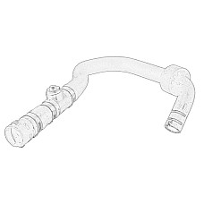 Furtun, schimbator de caldura (incalzire) Heater hose CITROEN JUMPER II FIAT DUCATO PEUGEOT BOXER 3.0D 03.11- OE FIAT 1370152080