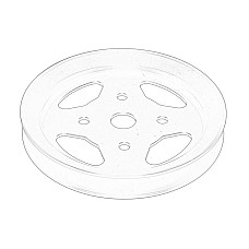 Fulie, pompa apa PAS.POMPY ROTI APA Nissan Almera 2.2D/DTI N16E01.00> PRIMERA P12 12.01> OE NISSAN 21051-AD200