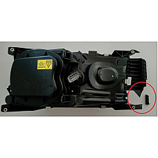 Far Headlamp R D1R/H7/T4W manual broken mounting SCANIA PGRT 01.03- GIANT 131-SC01310UR WYP