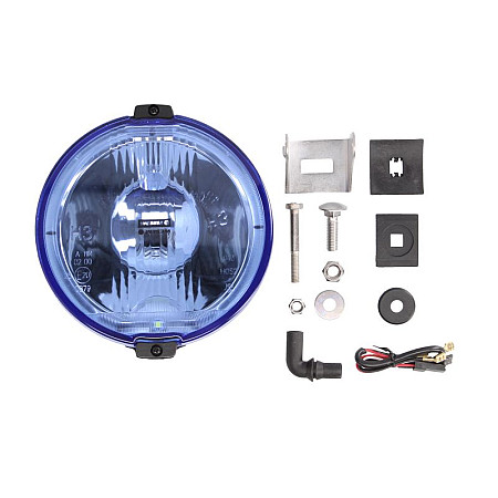 Far Universal headlamp L/R long-range H3/LED 12V diameter 183mm blue plastic neagra position lights wire 0.15 m bulb LEDT4W 12V WESEM HOS2.38810.01