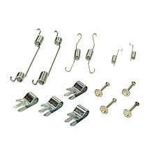 Set accesorii, sabot de frana Set de montaj pantofi de frana LUCAS FORD B-MAX FOCUS III FOCUS IV PUMA TOURNEO COURIER B460 TRANSIT COURIER B460 TRANSIT COURIER B460/MINIVAN 1.0-Electric 07.10- QUICK BRAKE QB105-0030