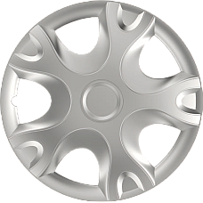 Capace roti auto Real 4buc - Argintiu - 14''