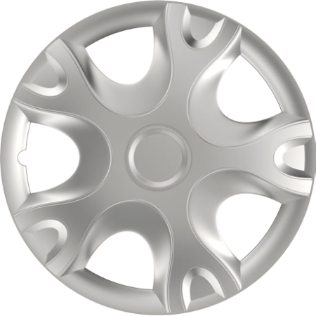 Capace roti auto Real 4buc - Argintiu - 15''