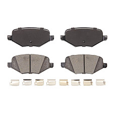 Set placute de frana Spate EN no ECE R90 certification FORD USA EDGE EXPLORER FLEX TAURUS LINCOLN MKS MKT 2.0-3.7 05.08- USA BCD1377AT