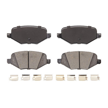 Set placute de frana Spate EN no ECE R90 certification FORD USA EDGE EXPLORER FLEX TAURUS LINCOLN MKS MKT 2.0-3.7 05.08- USA BCD1377AT
