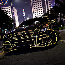 2 x Sticker Reflectorizant &quot;OUTLINE DECO&quot;, culoare GALBEN, dimensiune 1cm x 8m