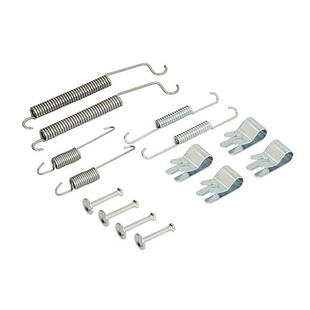 Set accesorii, sabot de frana Set de montaj pantofi de frana LUCAS MITSUBISHI COLT VI SMART FORFOUR 1.1-1.5D 01.04-06.12 QUICK BRAKE QB105-0891