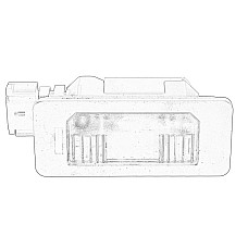 Iluminare numar de circulatie Licence plate lamp OE BMW 63 26 7 176 934