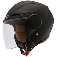 Cati de protecie deschise Helmet open SMK STREEM MATT BLACK MA200 colour neagra/matt size XS unisex SMK SMK0111/18/MA200/XS