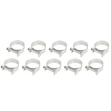 Colier furtun Metal clamp worm gear 10pcs width 10 mm max diam 26mm diameter 23-26 mm material: soft steel steel type: W1 normal Mini-Clip MIKALOR OSM 03010659 10SZT