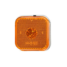 Lampa gabarit Outline marker lights L/R orange W5W height 65mm width 65mm hose length 151 24V with wire MAN F2000 L2000 M 2000 L M 2000 M TGA TGS I TGX I 06.93- GIANT 131-MA30270A