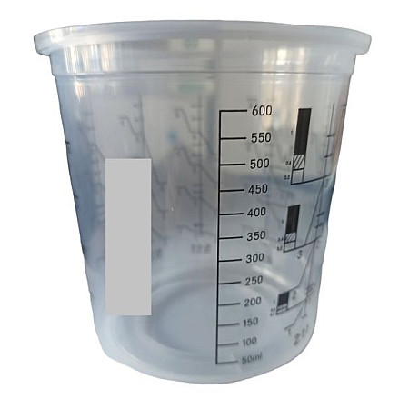 Amestecarea si depozitarea vopselelor Male PPS for mixing paints 1pcs 600ml ratio 2 1 3 1 3 3 4 1 5 1 6 1 DDCARS 0RSPS0010