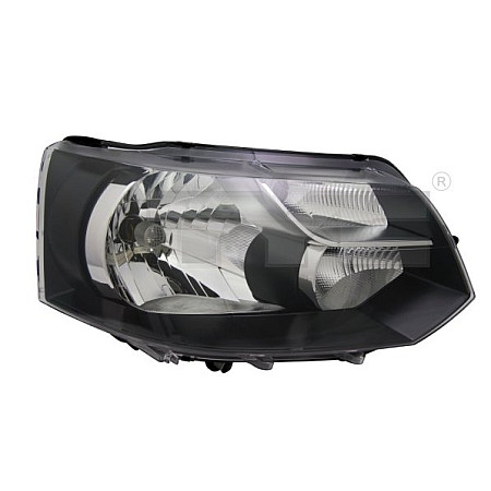 Far Lampa frontala Stanga H4/P21W electric cu motor culoare insert: negru VW MULTIVAN T5 TRANSPORTER T5 TYC TYC 20-12150-05-2