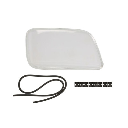 Lentila,far Sticla farului Dreapta en with gasket cu sigilii si agrafe MERCEDES ACTROS MP2 / MP3 10.02- GIANT 131-MT10211GR