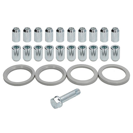 Trusa de montare a jantei de aliaj Fitting kit M 72x541 N STAR M12X15 + STAR TOOL K21 1 kit / 4 wheels - B/N qty 20 MAK MAK 8000000743