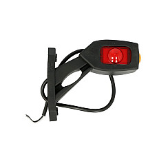 Lampa gabarit Outline marker lights R orange/red/white LED surface hose length 450 on short arm 12/24V TRUCKLIGHT SM-UN142R