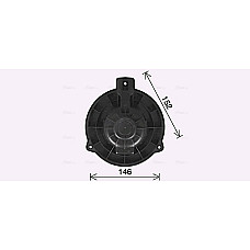 Electromotor, ventilatie interioara Suflanta de aer KIA RIO III 1.1D-1.6 06.11- AVA COOLING KA8309 AVA