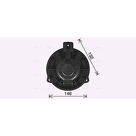 Electromotor, ventilatie interioara Suflanta de aer KIA RIO III 1.1D-1.6 06.11- AVA COOLING KA8309 AVA
