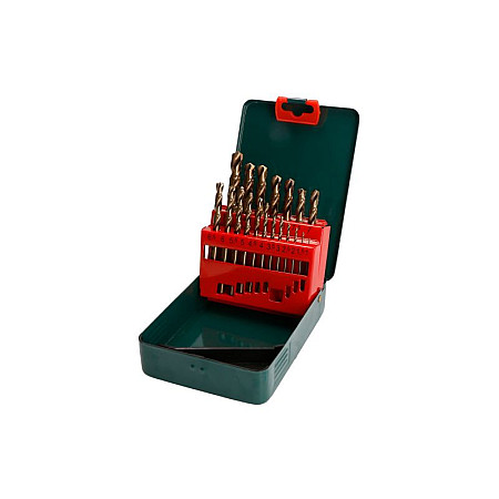 Burghiu Kit burghiu HSS-Co 19buc destinat pentru: metal METABO 627157000