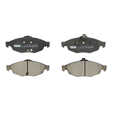 Set placute de frana Fata cu lacat CHRYSLER SEBRING DODGE STRATUS II 2.0-3.0 01.00- FERODO FDB1550