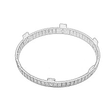Inel sincron,cutie de viteze Synchromesh ring MASSEY FERGUSON 5425 5435 5445 5455 5460 5465 6235 6245 6255 6260 6270 6280 6290 6455 6460 6465 6470 6475 6480 6485 6490 6495 6497 OE AGCO 3902682M1-MF