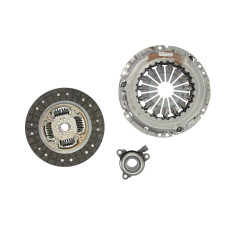 Set ambreiaj Kit ambreiaj cu rulment hidraulic Cu capac ambreiaj cu cilindru sclav ambreiaj central cu placa de presiune 220mm SUBARU TREZIA TOYOTA AURIS COROLLA URBAN CRUISER 1.4D 08.05- LUK 622 3220 33