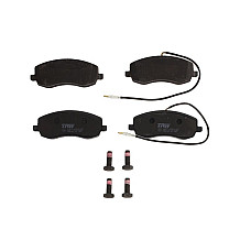 Set placute de frana Fata cu suplimente cu suruburi de ghidare a etrierului de frana CITROEN C8 FIAT ULYSSE LANCIA PHEDRA PEUGEOT 807 2.0D/2.2D 03.06- TRW AUTOMOTIVE GDB1820