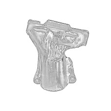 Protectie termica Scut termoizolant FIAT PALIO PANDA SEICENTO / 600 SIENA STRADA 1.1/1.2/1.3 07.97- OE FIAT 55182204