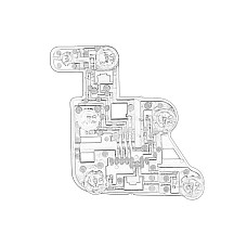 Suport lampa, stop EN Rear lamp module Stanga cu becuri MERCEDES C W204 1.6-6.2 01.07-03.14 OE MERCEDES 204 820 15 00