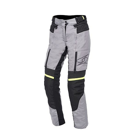Pantaloni din material textil Trousers touring SPYKE EQUATOR DRY TECNO LADY colour anthracite/fluorescent/grey/yellow size 40 SPYKE 120730/10402/40