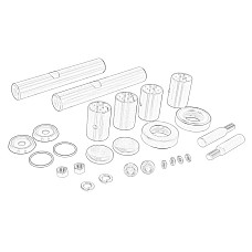 Set reparatie, pivot Kit pivot ISUZU GRAFTER N 5TH GENERATION 07.06- OE ISUZU ISU5878324010