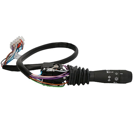 Comutator coloana directie Combined switch under the steering wheel Horn indicators lights JCB 1007282COBO