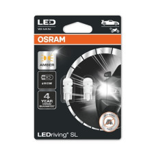 Bec, iluminare demarcare / avertizare Bec LED ambalaj blister 2buc W5W 12V 05W W21X95D LEDriving SL chihlimbar OSRAM OSR2827DYP-02B